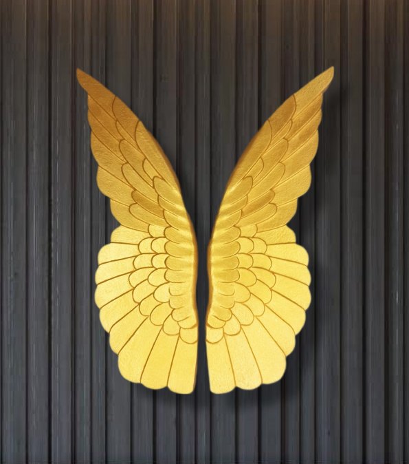Крылья ангела золото 1м 20 см "Angel dreams"