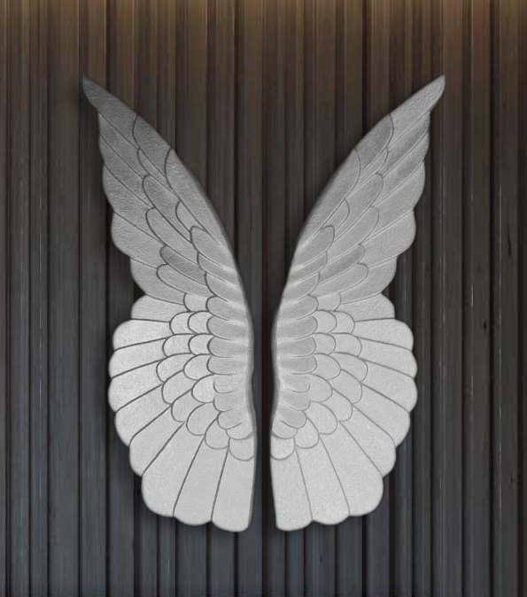 Крылья ангела серебро "Angel dreams"