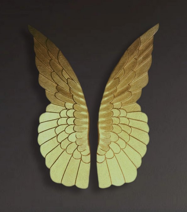 Крылья ангела бронза "Angel dreams"