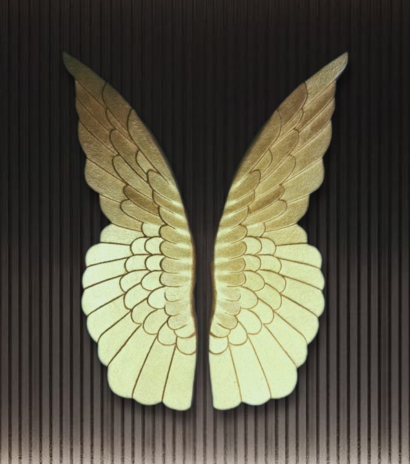 Крылья бронза 80 см  Little angel